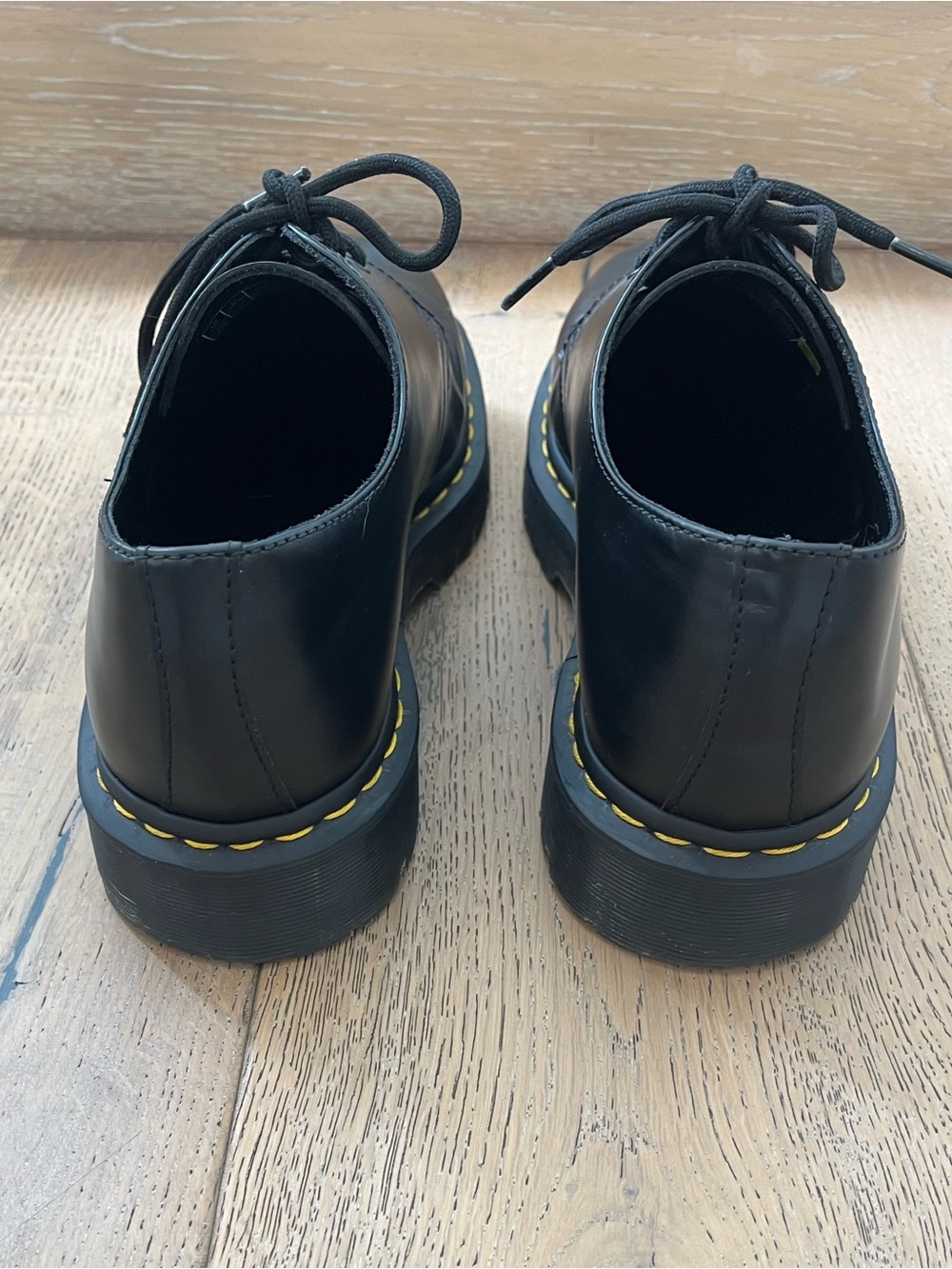 Doc Dr. Marten 1461 Smooth Leather Oxford Shoes Bex Black Men Size 11 - Picture 3 of 9